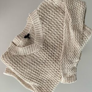 Hardly ever worn “mesh” sweater top